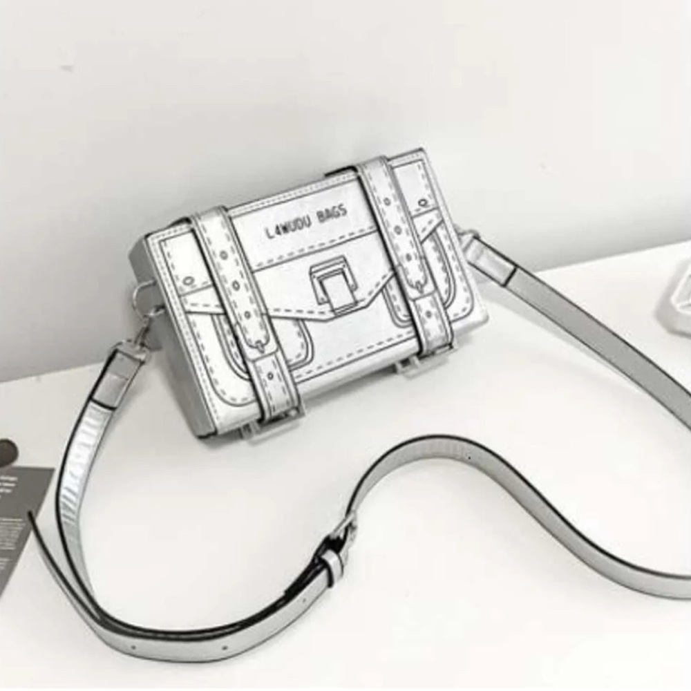 Lanbou Bags White Crossbody Bag